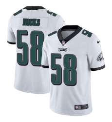 Men's Nike Philadelphia Eagles #58 Jordan Hicks White Vapor Untouchable Limited Player NFL Jersey