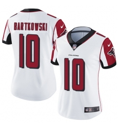 Women's Nike Atlanta Falcons #10 Steve Bartkowski White Vapor Untouchable Limited Player NFL Jersey
