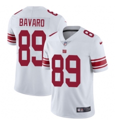 Men's Nike New York Giants #89 Mark Bavaro White Vapor Untouchable Limited Player NFL Jersey
