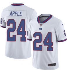 Youth Nike New York Giants #24 Eli Apple Limited White Rush Vapor Untouchable NFL Jersey
