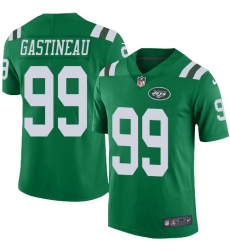 Men's Nike New York Jets #99 Mark Gastineau Limited Green Rush Vapor Untouchable NFL Jersey