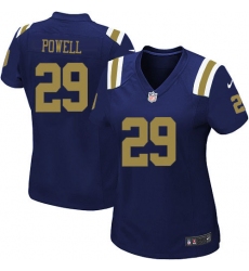 Women's Nike New York Jets #29 Bilal Powell Limited Navy Blue Alternate NFL Jersey
