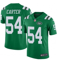 Men's Nike New York Jets #54 Bruce Carter Limited Green Rush Vapor Untouchable NFL Jersey