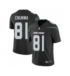 Men's New York Jets #81 Quincy Enunwa Black Alternate Vapor Untouchable Limited Player Football Jersey