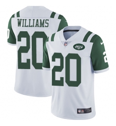 Youth Nike New York Jets #20 Marcus Williams White Vapor Untouchable Limited Player NFL Jersey