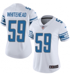 Women's Nike Detroit Lions #59 Tahir Whitehead Limited White Vapor Untouchable NFL Jersey