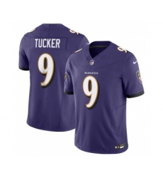 Men's Baltimore Ravens #44 Marlon Humphrey Purple 2023 F.U.S.E Vapor Jersey