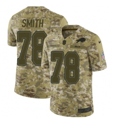 Youth Nike Buffalo Bills #78 Bruce Smith Limited Camo 2018 Salute to Service NFL Jersey