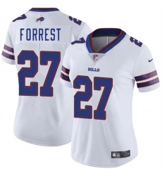 Women's Buffalo Bills #27 Darrick Forrest White Vapor Stitched Football Jersey(Run Small)