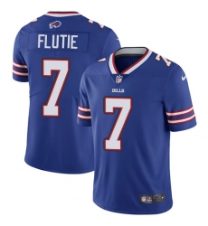 Men's Nike Buffalo Bills #7 Doug Flutie Royal Blue Team Color Vapor Untouchable Limited Player NFL Jersey