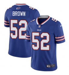 Youth Nike Buffalo Bills #52 Preston Brown Royal Blue Team Color Vapor Untouchable Limited Player NFL Jersey