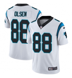 Youth Nike Carolina Panthers #88 Greg Olsen White Vapor Untouchable Limited Player NFL Jersey
