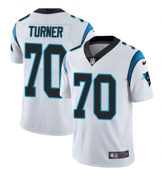 Youth Nike Carolina Panthers #70 Trai Turner White Vapor Untouchable Limited Player NFL Jersey
