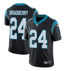Youth Nike Carolina Panthers #24 James Bradberry Black Team Color Vapor Untouchable Limited Player NFL Jersey
