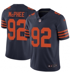Youth Nike Chicago Bears #92 Pernell McPhee Navy Blue Alternate Vapor Untouchable Limited Player NFL Jersey