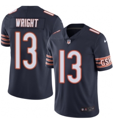 Youth Nike Chicago Bears #13 Kendall Wright Navy Blue Team Color Vapor Untouchable Limited Player NFL Jersey