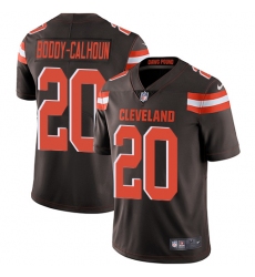 Men's Nike Cleveland Browns #20 Briean Boddy-Calhoun Brown Team Color Vapor Untouchable Limited Player NFL Jersey