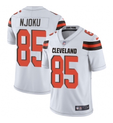 Youth Nike Cleveland Browns #85 David Njoku White Vapor Untouchable Limited Player NFL Jersey
