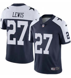 Men's Nike Dallas Cowboys #27 Jourdan Lewis Navy Blue Throwback Alternate Vapor Untouchable Limited Player NFL Jersey