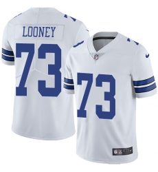 Men's Nike Dallas Cowboys #73 Joe Looney White Vapor Untouchable Limited Player NFL Jersey