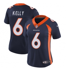 Women's Nike Denver Broncos #6 Chad Kelly Navy Blue Alternate Vapor Untouchable Limited Player NFL Jersey