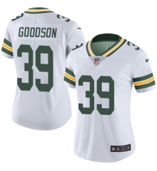 Women's Nike Green Bay Packers #39 Demetri Goodson White Vapor Untouchable Limited Player NFL Jersey
