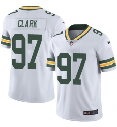 Youth Nike Green Bay Packers #97 Kenny Clark White Vapor Untouchable Limited Player NFL Jersey
