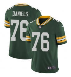 Youth Nike Green Bay Packers #76 Mike Daniels Green Team Color Vapor Untouchable Limited Player NFL Jersey