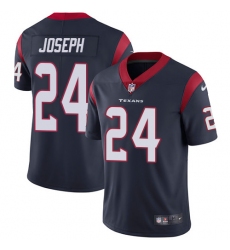Men's Nike Houston Texans #24 Johnathan Joseph Limited Navy Blue Team Color Vapor Untouchable NFL Jersey