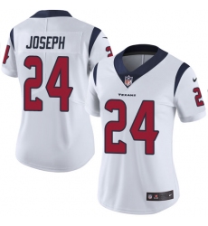 Women's Nike Houston Texans #24 Johnathan Joseph Limited White Vapor Untouchable NFL Jersey