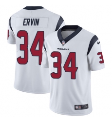 Youth Nike Houston Texans #34 Tyler Ervin Limited White Vapor Untouchable NFL Jersey