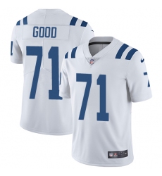 Youth Nike Indianapolis Colts #71 Denzelle Good White Vapor Untouchable Limited Player NFL Jersey