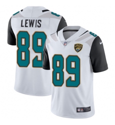 Youth Nike Jacksonville Jaguars #89 Marcedes Lewis White Vapor Untouchable Limited Player NFL Jersey