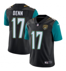 Youth Nike Jacksonville Jaguars #17 Arrelious Benn Black Alternate Vapor Untouchable Limited Player NFL Jersey