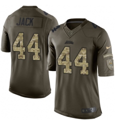 Youth Nike Jacksonville Jaguars #44 Myles Jack Elite Green Salute to Service NFL Jersey