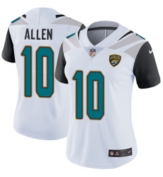 Women's Nike Jacksonville Jaguars #10 Brandon Allen White Vapor Untouchable Limited Player NFL Jersey